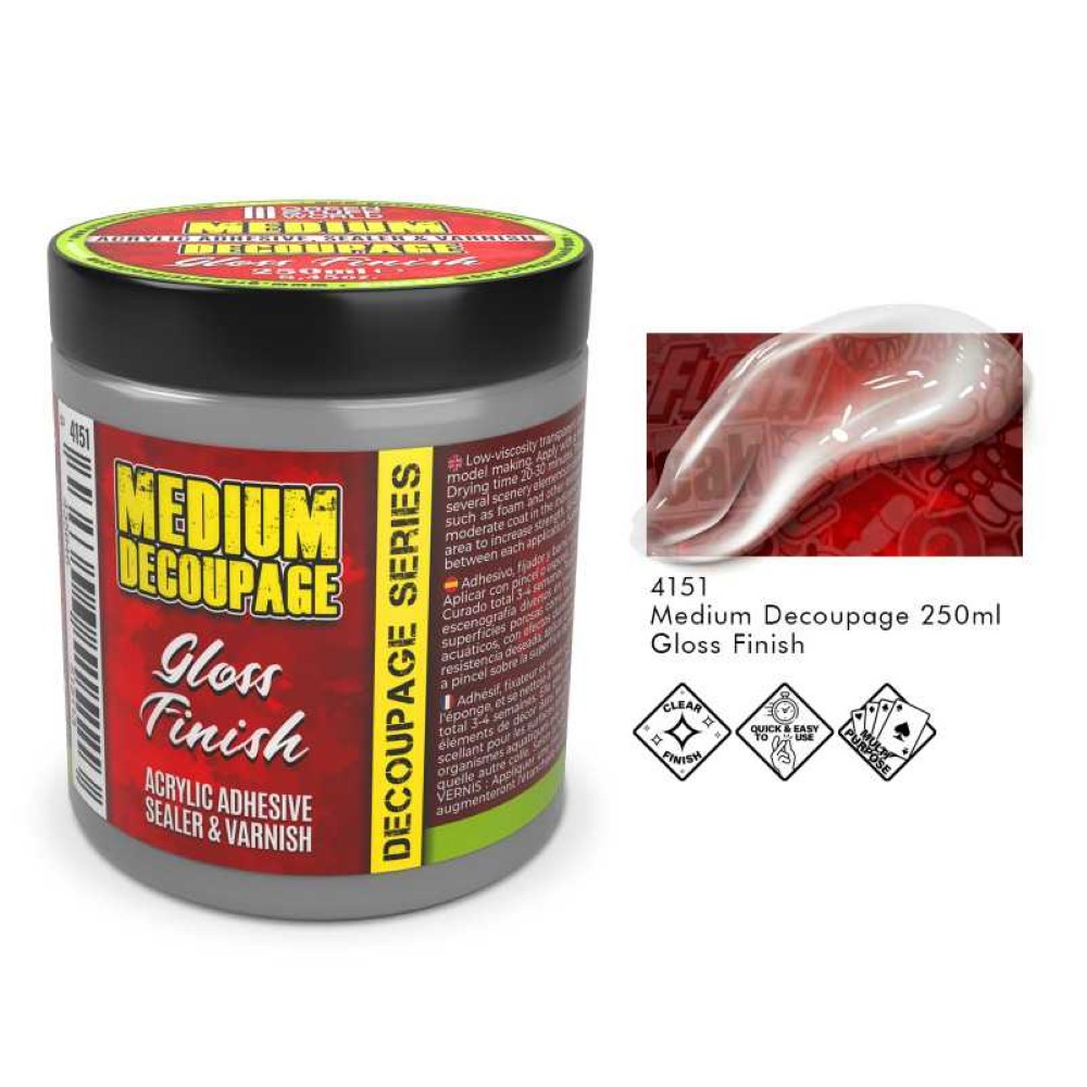 Decoupage közepes fényes lakk – 2. minta